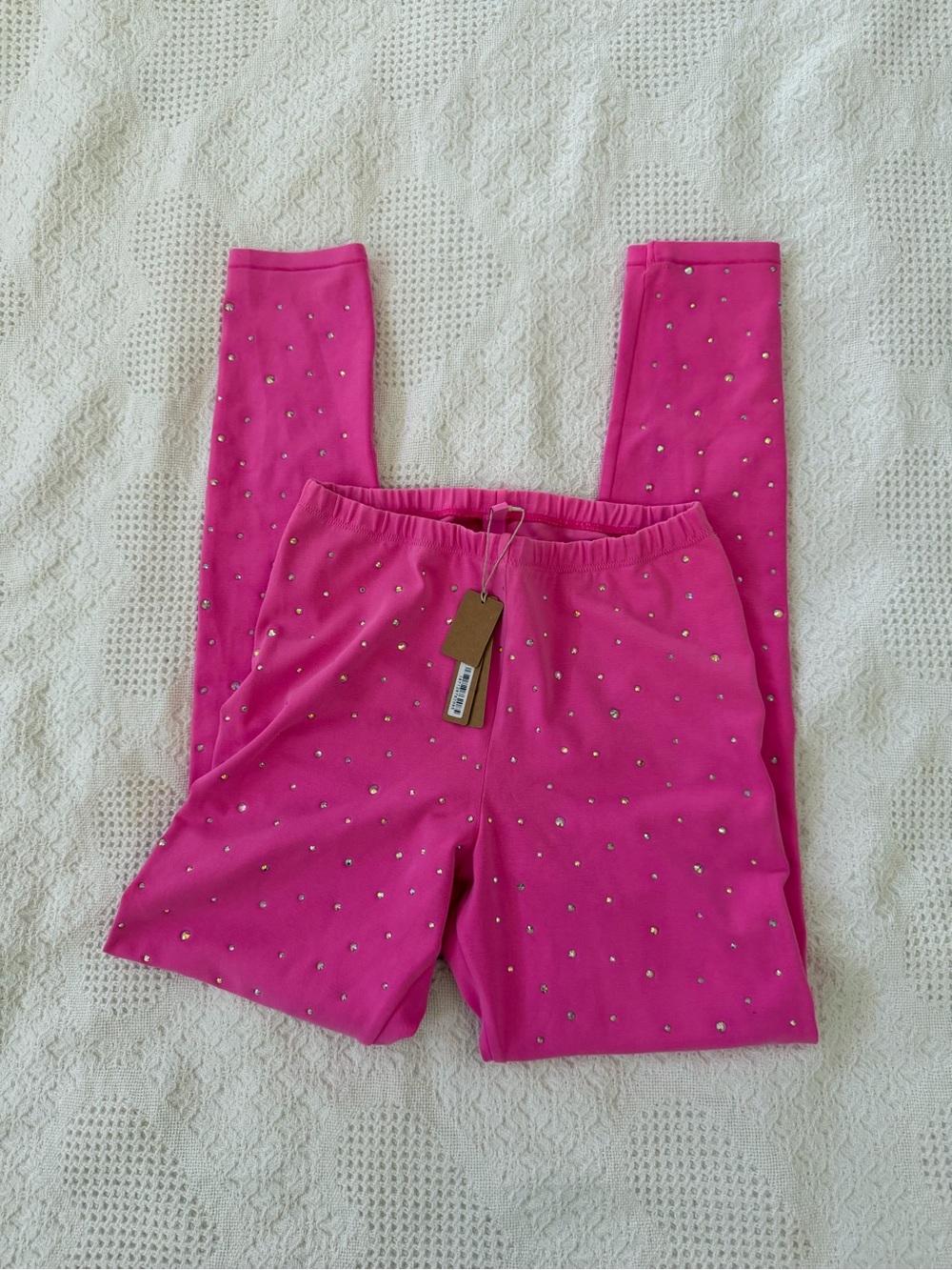 SKIMS Hot Pink Studded Leggings